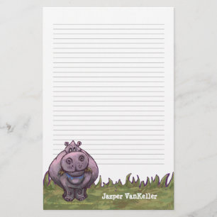 Hippopotamus Stationery Briefpapier
