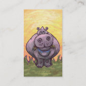 Hippopotamus Stationery Visitekaartje (Achterkant)