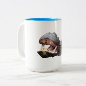 Hippopotamus Two-Tone Mug (Devant gauche)