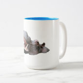 Hippopotamus Two-Tone Mug (Devant droit)