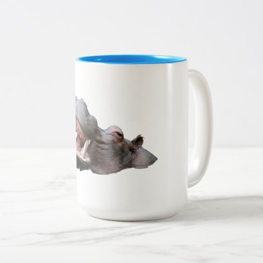 Hippopotamus Two-Tone Mug (Devant droit)