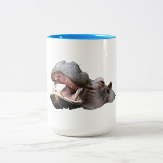 Hippopotamus Two-Tone Mug Tweekleurige Koffiemok
