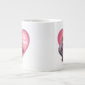 Hippopotamus Valentijnsdag Grote Koffiekop (Voorkant)