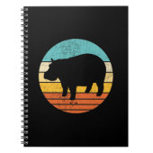 Hippopotomas Retro Sun Notitieboek (Voorkant)