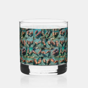 Hippos bij Play: A Pond Paradise Whisky Glas