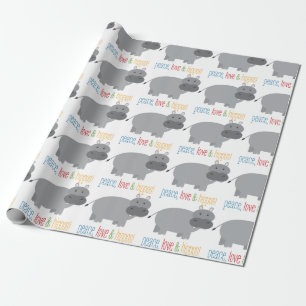 Hippos Cadeaupapier
