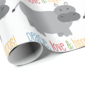 Hippos Cadeaupapier (Rol Hoek)