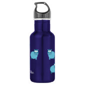 Hippos Enfants Hippopotame Bouteille d'eau avec le (Dos)