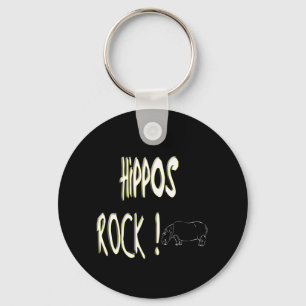 Hippos Rock! Sleutelhanger