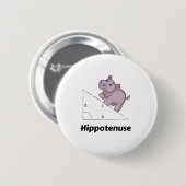 Hippotenuse Funny Wiskunde Ronde Button 5,7 Cm (Voorkant /achterkant)