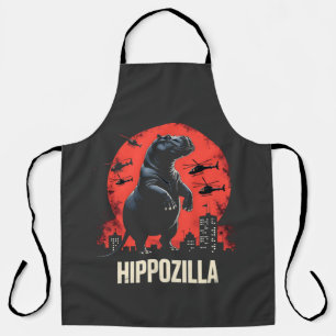 Hippozilla Spooky Moo Deng Baby Dwergnijlpaard Schort