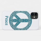 Hippy Bandanna Peace Sign Blauwgroen Case-Mate iPhone Case (Achterkant (horizontaal))