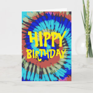 Hippy Birthday Kaart