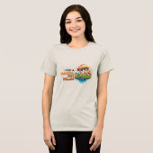 Hippy Boho Paddenstoel Vrede Trippy Tri-Blend Shirt (Voorkant volledig)