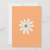 Hippy Boho Retro nuptiale douche Invitation (Dos)