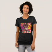 Hippy Flower child 60s-thema T-shirt (Voorkant volledig)