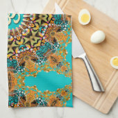 Hippy Goa Psychedelic Batik OM Doek Banner Theedoek (Quarter Fold)