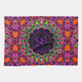 Hippy Goa Roze 'adelic Paarse OM Doek Banner Theedoek (Horizontaal)