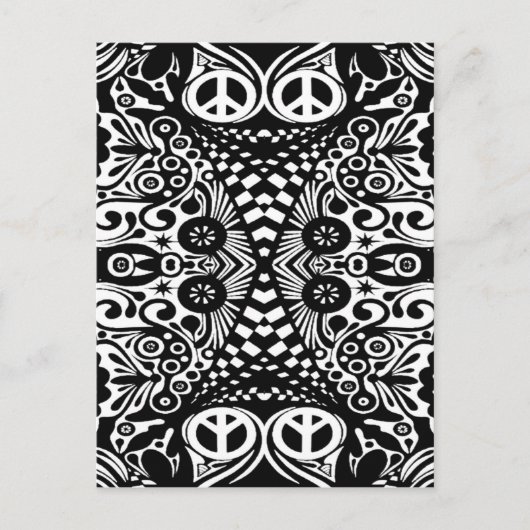 Hippy Heaven Briefkaart (Voorkant)