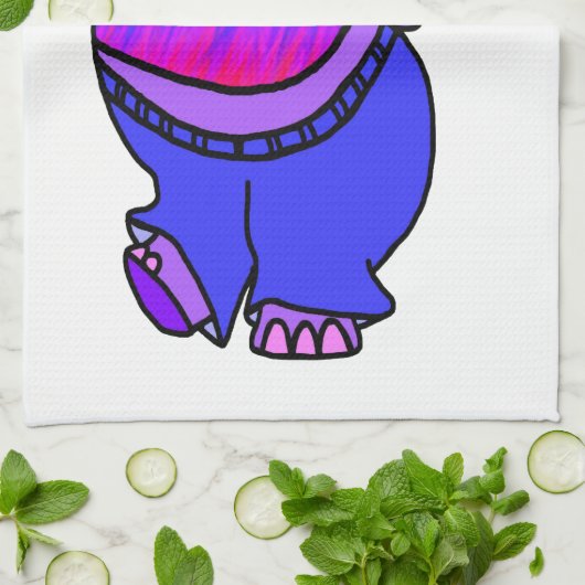 Hippy Hippo Theedoek (Gevouwen)