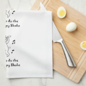 Hippy Hippy Shake - Funny Post-hip chirurgie Theedoek (Quarter Fold)