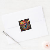 Hippy Love Bird Sticker Sheet (Envelop)