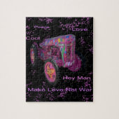Hippy Love Tracteur, Jigsaw Puzzle (Vertical)