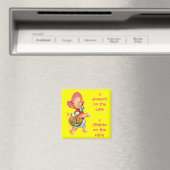 Hippy Miss Piggy Fridge Magnet (In Situ (Lave-vaisselle))