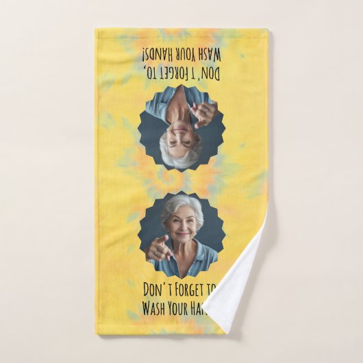 Hippy Mom, Wash your hands Handdoek (Handdoek)