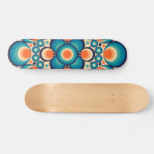  hippy-ontwerp skateboard (Horizontaal)