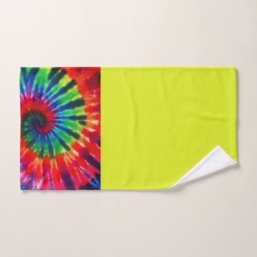 Hippy Peace Retro 60s Tie Dye Bad Handdoek (Handdoek)