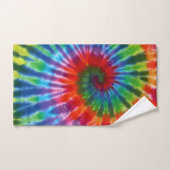 Hippy Peace Retro 60s Tie Dye Bad Handdoek (Handdoek)