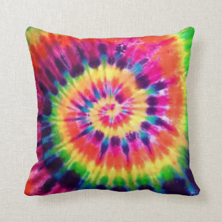 Hippy Peace Retro 60s Tie Dye Kussen