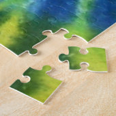 Hippy Peace Retro 60s Tie Dye Legpuzzel (Zijkant)