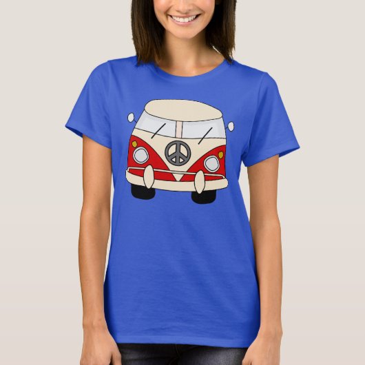 Hippy peace t-shirt (Voorkant)