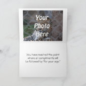 Hippy Retro Bloemen Verjaardag Kaart (Binnen)