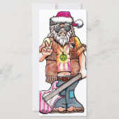 Hippy Santa zegt "Cool Yule" (Voorkant)