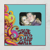 Hippy sparen de Uitnodiging van de Foto van de Dat