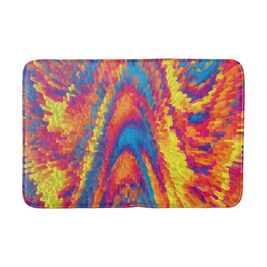 Hippy Swirls.... Badmat (Voorkant)
