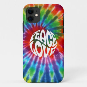 Hippy Tie Dye 60s Retro Colorful Boho iPhone 11 Hoesje