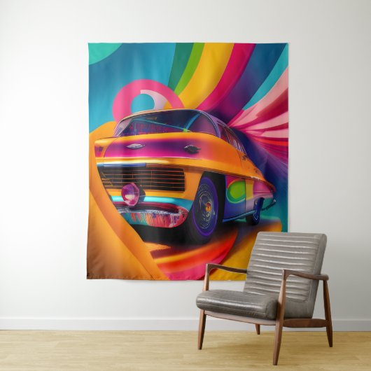 Hippy Van Wandkleed (In situ)