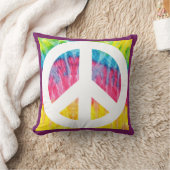 Hippy-vredesbord Cushion Kussen (Deken)