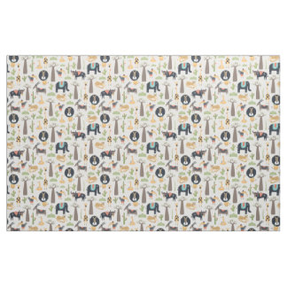 Hippy Wild African Animals Seamless Pattern Stof