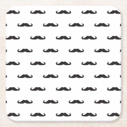 Hipspatroon Vierkante Kartonnen Onderzetter (Voorkant)