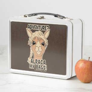 Hipster Adventure Alpaca My Bags Pun