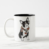 Hipster Animal Boston Terrier Dog Mok (Links)