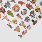 Hipster Animals vun Cool Animals with Pet Tissuepapier (Detail)