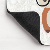 Hipster Baby Fox met bril Muismat (Hoek)