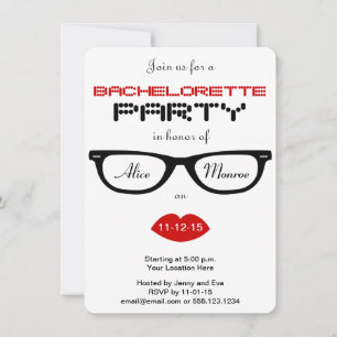 Hipster Bachelorette Party Kaart