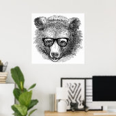 Hipster Beer Poster (Thuiskantoor)
